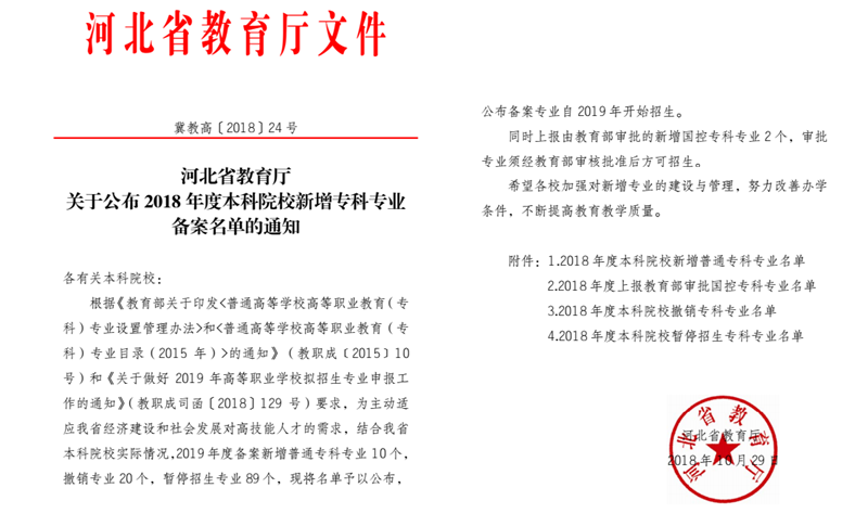 beat365官网新增税务等四个专科专业