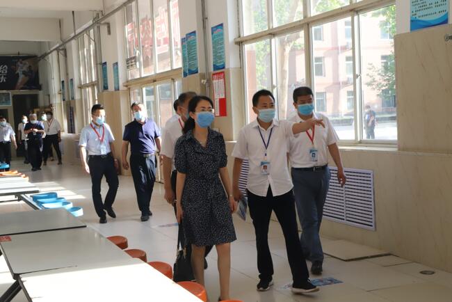 省教育厅督导调研组莅临beat365官网调研指导复学复课工作