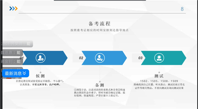 beat365官网成功举办首次国家普通话水平测试