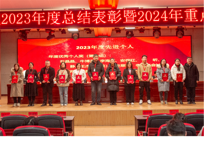 beat365英国官网2023年度总结表彰暨2024年重点工作部署大会隆重举行