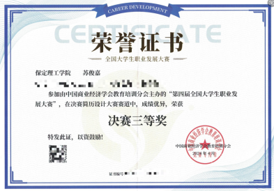 2024年第四届全国大学生职业发展大赛beat365官网学生喜获佳绩