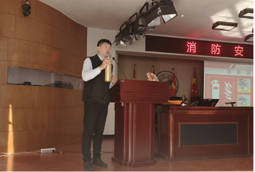 “人人讲安全 个个会应急” ——beat365英国官网消防知识讲座
