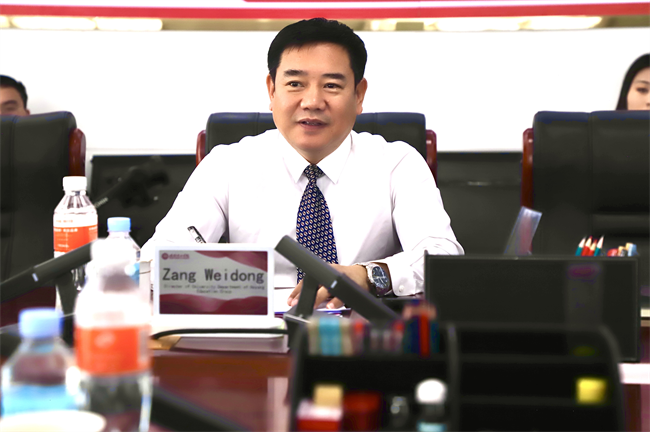美国圣克劳德州立大学副校长一行莅临beat365官网参观交流