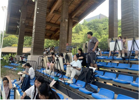 色彩与灵感的碰撞——beat365英国官网艺术学院环境设计专业色彩写生