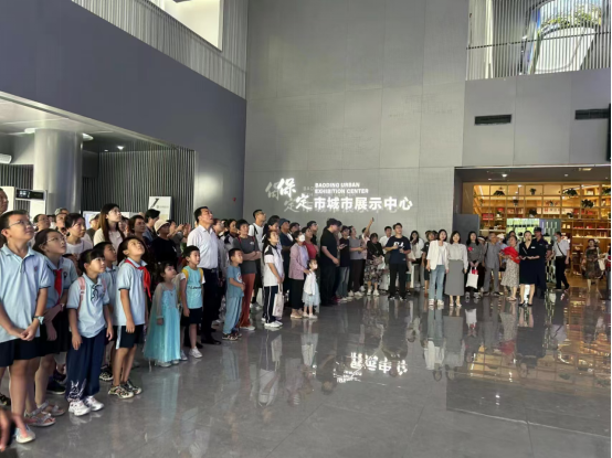 社会实践（二十一）|感受城市发展，体会变迁之美——beat365英国官网“暑期三下乡”赴保定市城市展示中心参观学习