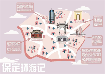 用插画语言，讲保定故事 beat365英国官网艺术学院视觉传达设计专业《插画设计》阶段性作品展