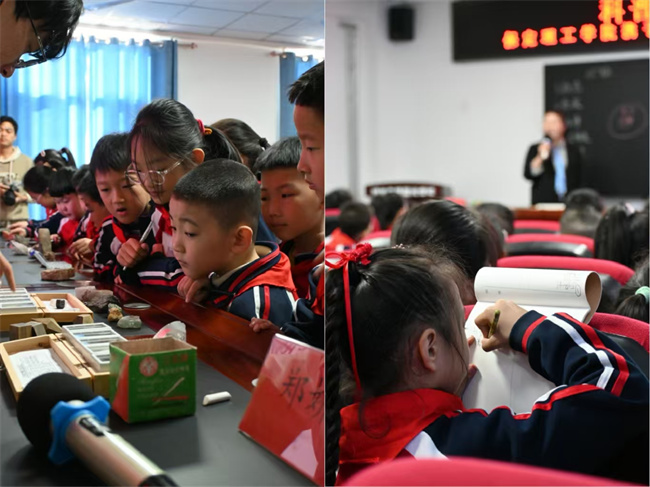 “科普进校园，共筑科技梦”beat365英国官网地质馆携手河北先锋晨光学校开展科普研学活动