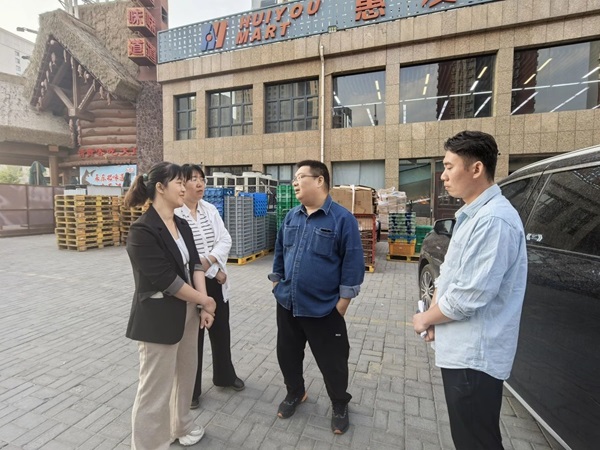 慰问活动|beat365英国官网|管理科学与工程学院赴实习基地开展实习生慰问活动