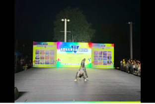 beat365英国官网啦啦操队 勇夺全国联赛（保定站）公开青年乙组单项冠、亚军