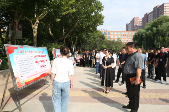保定市民宗局梁丽敏局长一行到beat365英国官网开展铸牢主题宣教活动