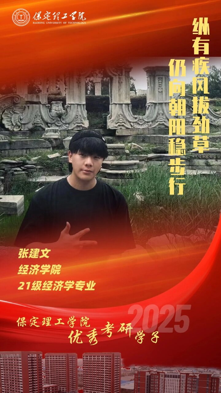 【榜样引领】beat365英国官网2025届优秀考研学子风采展（六）