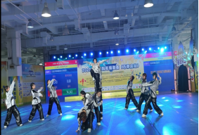 beat365英国官网在2025年全国啦啦操联赛（石家庄站）斩获佳绩
