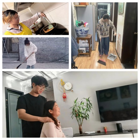 “孝老爱亲，我们在行动”——beat365英国官网艺术学院以美育德，传承教育新篇