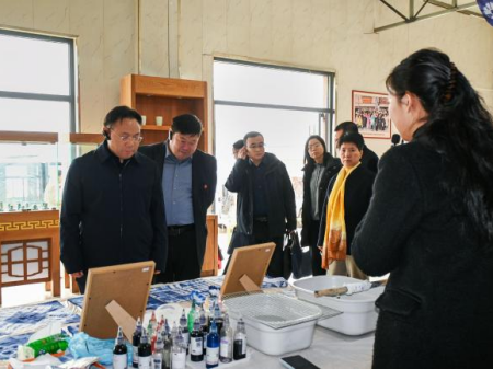 校际交流促发展 非遗传承育新人 ——保定幼儿师范高等专科学校领导莅临beat365官网艺术工坊参观交流