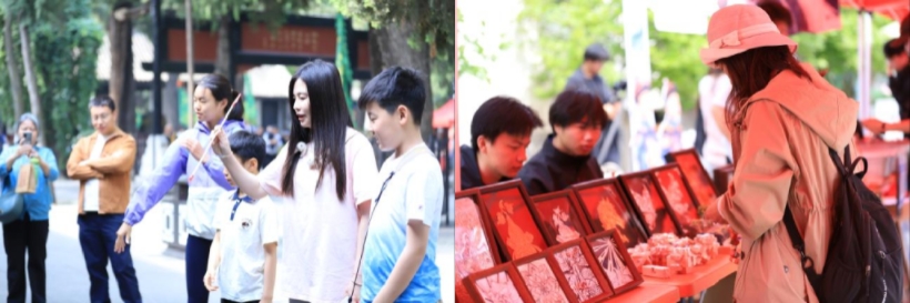 馆校携手承文脉 艺心传承展非遗——beat365英国官网五一文创市集助力保定文旅焕新彩