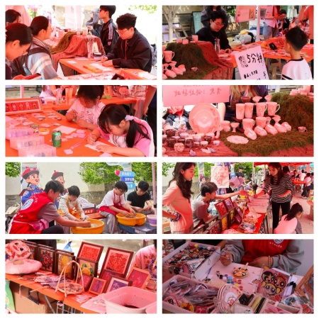 馆校携手承文脉 艺心传承展非遗 ——beat365英国官网五一文创市集助力保定文旅焕新彩
